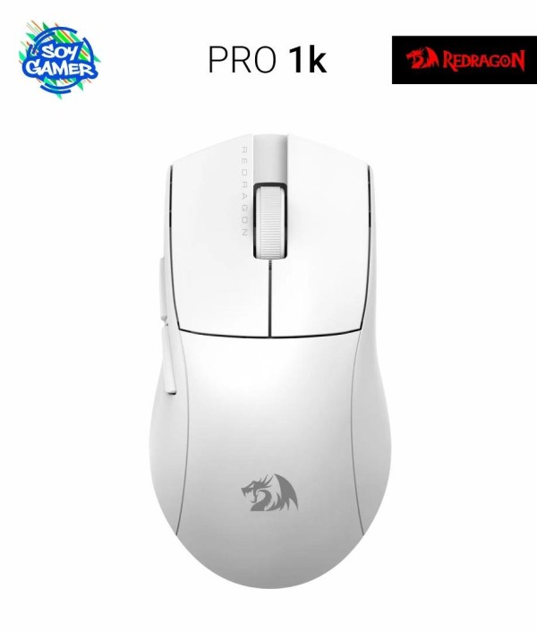 Mouse Redragon M916W King PRO 1K Blanco