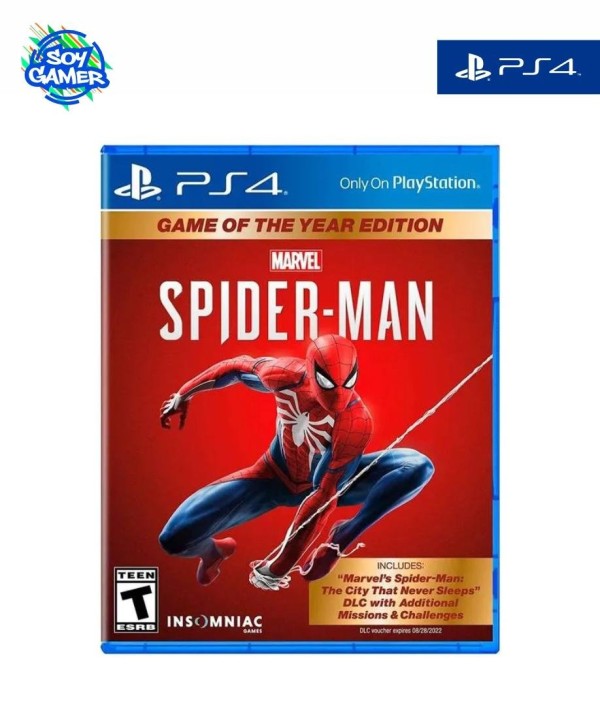 SpiderMan Goty PS4
