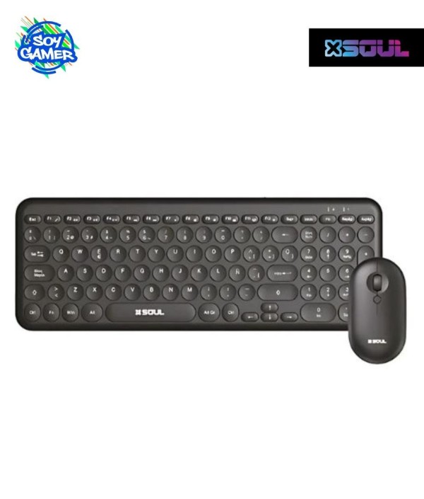Combo Soul Teclado y Mouse Office CW250 Negro