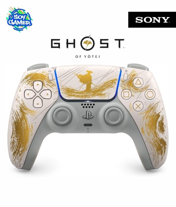 Joystick Edicion Ghost Of Yotei Dualsense Dorado PS5