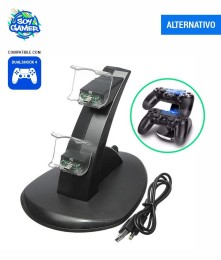 Base Cargadora Dual Vertical PS4 