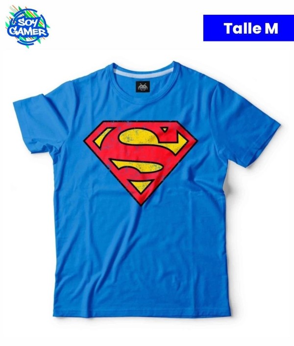 Remera RU389 Superman Azul M