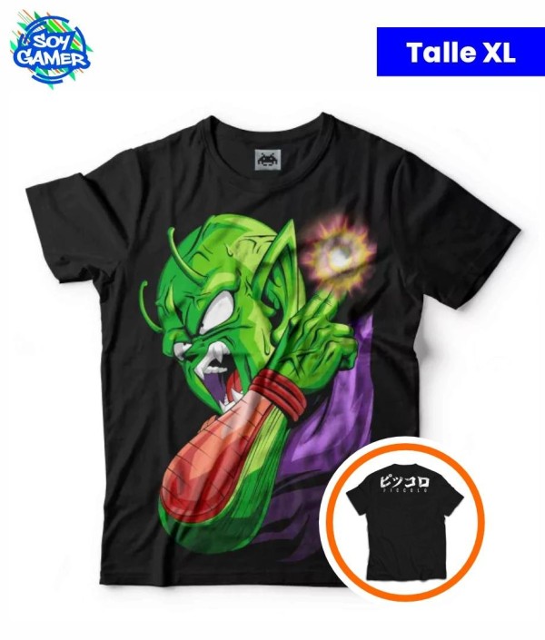Remera RU313 Piccolo Negra XL