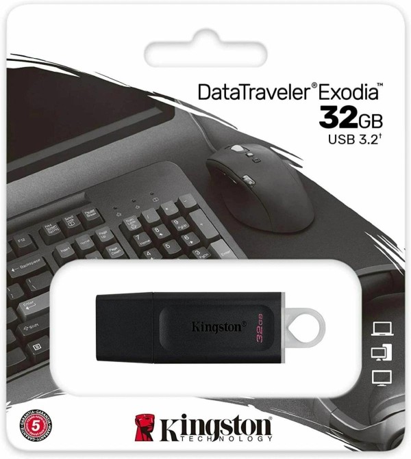 Pendrive Data Traveler Exodia 32GB 3.2 Kingston