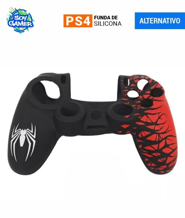 Funda Protectora Silicona Spiderman PS4