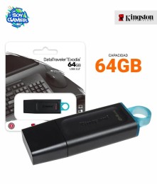 Pendrive Data Traveler Exodia 64GB 3.2 Kingston