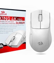 Mouse Redragon M916W King PRO 4K Blanco