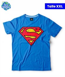 Remera RU389 Superman Azul XXL