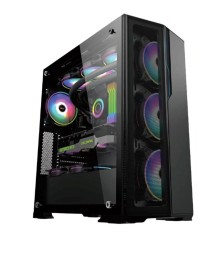 Gabinete Teros TE 1175N Gaming Mid Tower 4 Fans ARGB s/Fuente