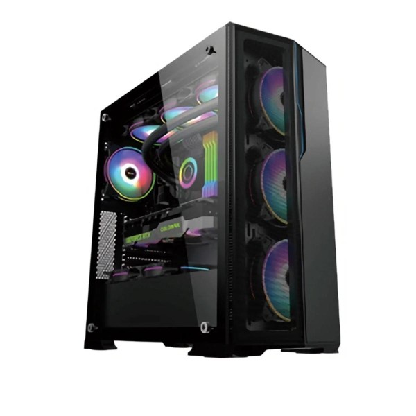 Gabinete Teros TE 1175N Gaming Mid Tower 4 Fans ARGB s/Fuente