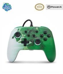Joystick Zelda Verde y blanco PowerA Switch