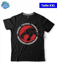 Remera RU102 ThunderCats LOGO Negra XXL