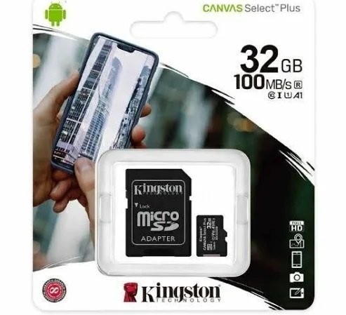 Memoria Micro SD 32GB Canvas Select Plus Kingston