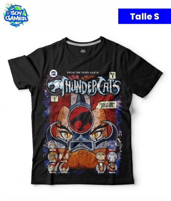 Remera RU180 Thundercats Negra S