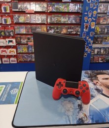 USADA Consola Ps4 Slim 1TB + Joystick Rojo PS4