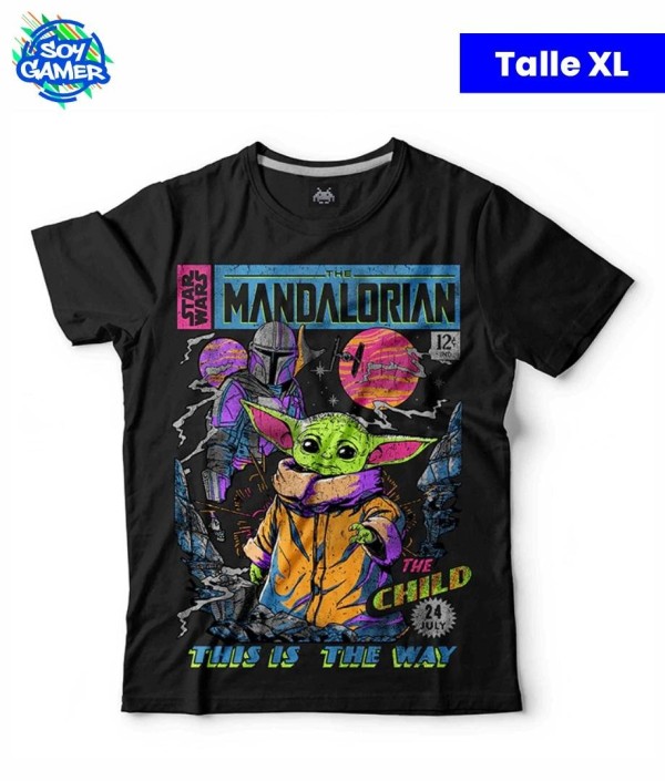 Remera RU243 Mandalorian Negro XL