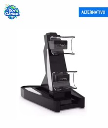 Base Cargadora Dual Vertical Torre PS5